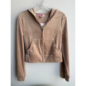 NWT Juicy Couture Velour Zip-Up Hoodie